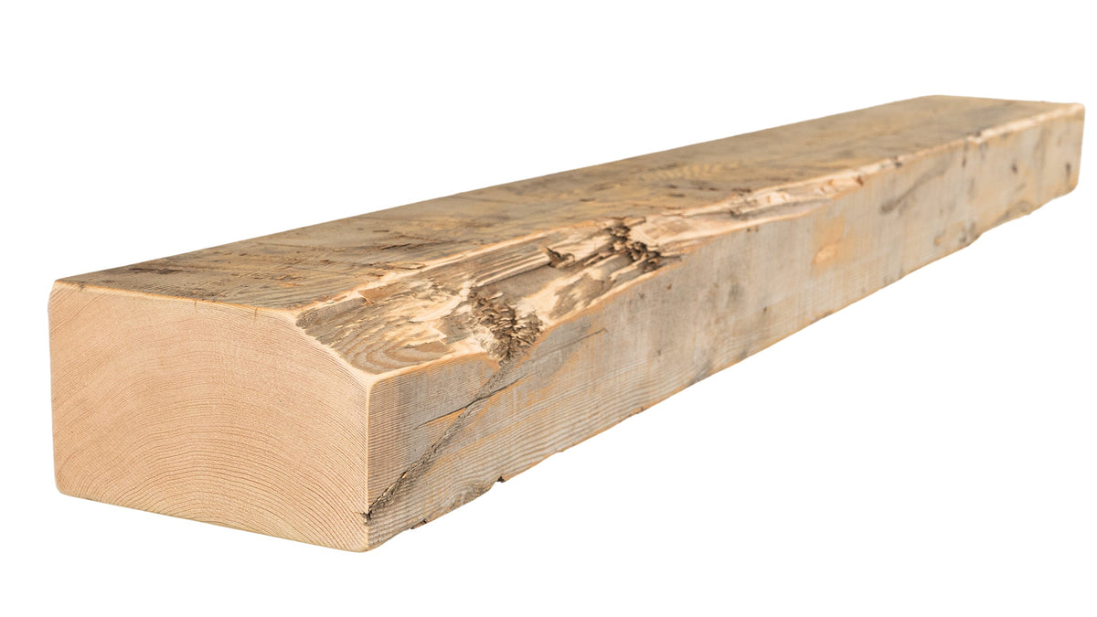Reclaimed Wood Fireplace Mantel - Dakota Timber Co - Fireplace Mantels