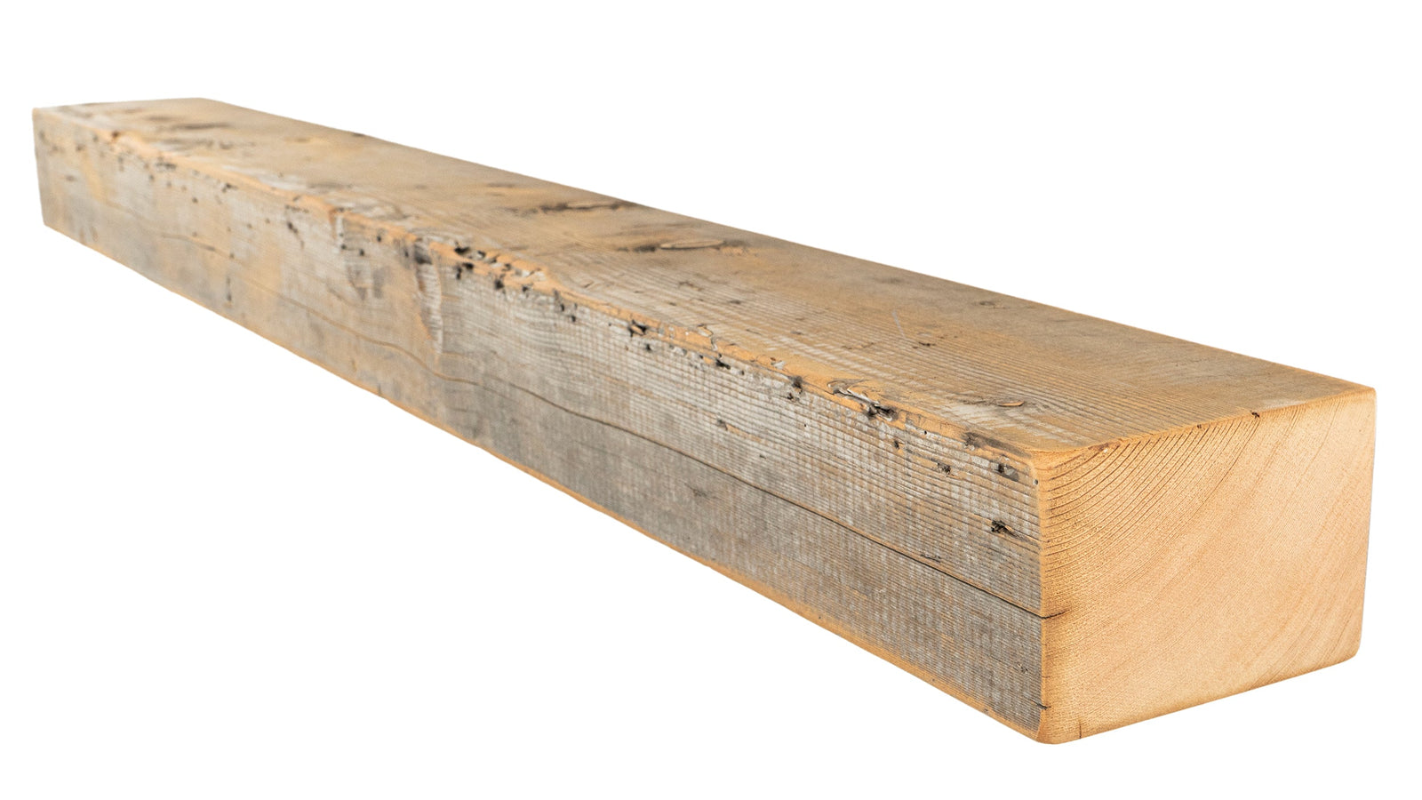 Reclaimed Wood Fireplace Mantel - Dakota Timber Co - Fireplace Mantels