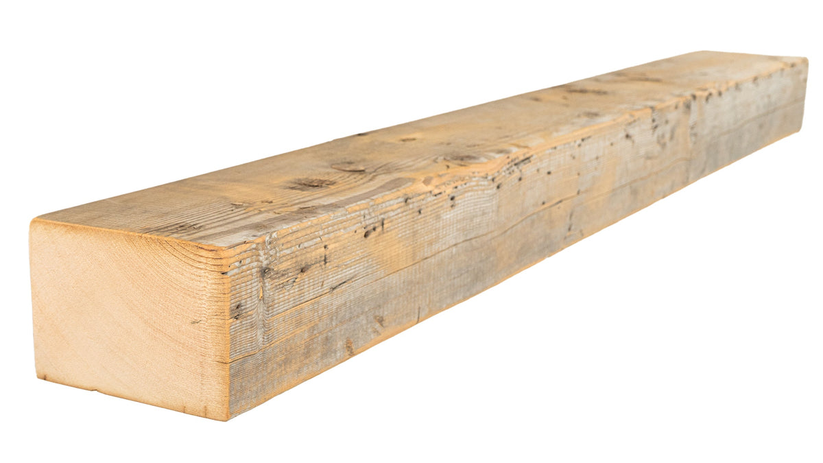Reclaimed Wood Fireplace Mantel - Dakota Timber Co - Fireplace Mantels