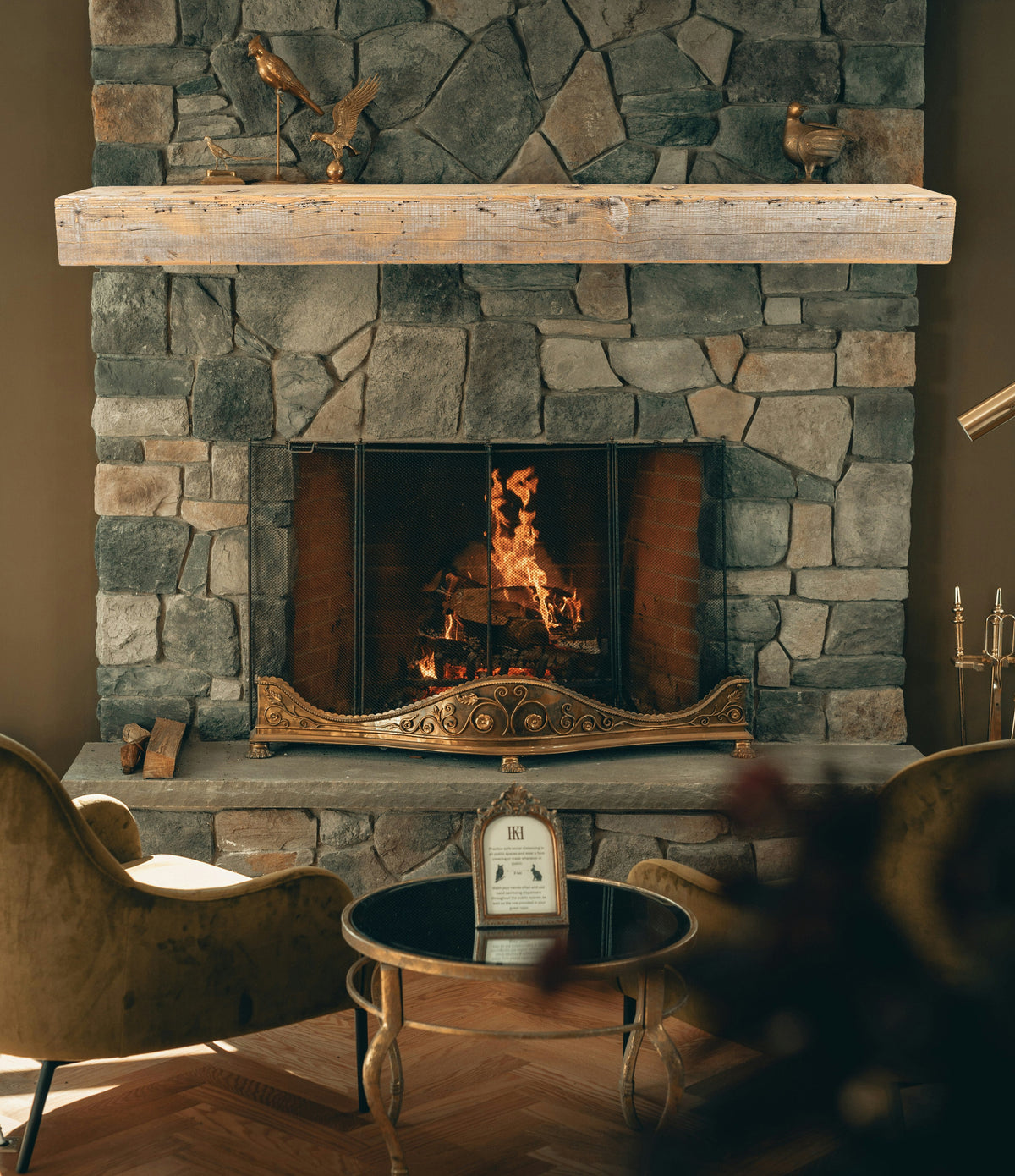 Reclaimed Wood Fireplace Mantel - Dakota Timber Co - Fireplace Mantels