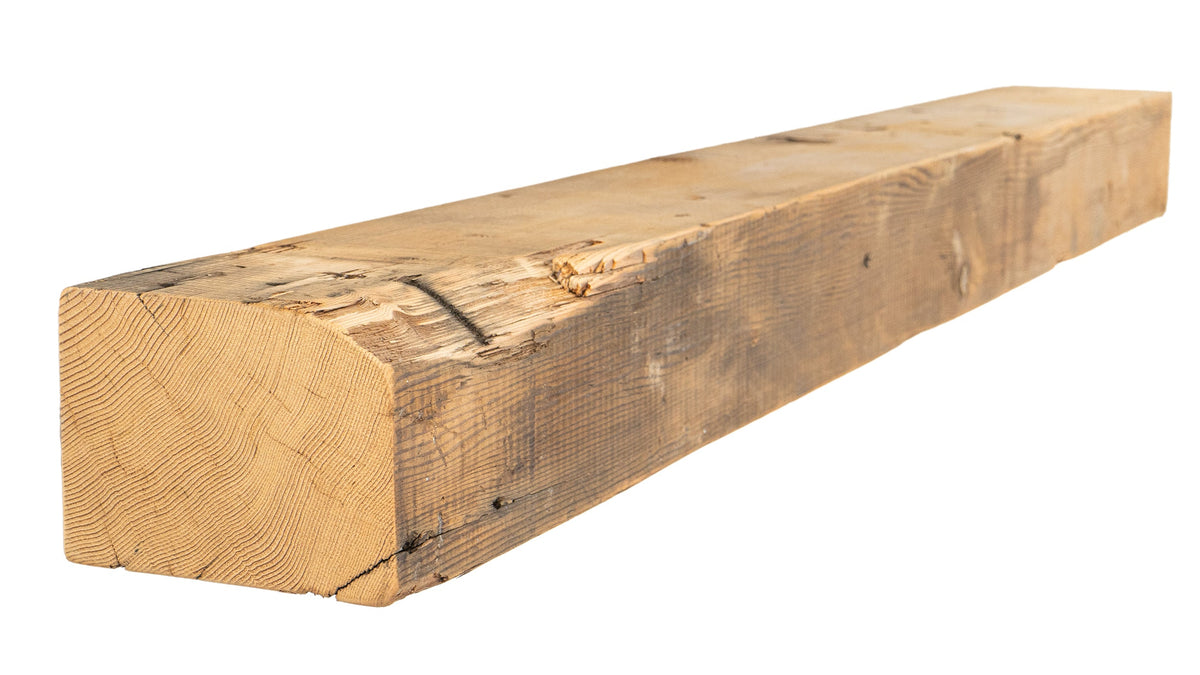 Reclaimed Wood Fireplace Mantel - Dakota Timber Co - Fireplace Mantels