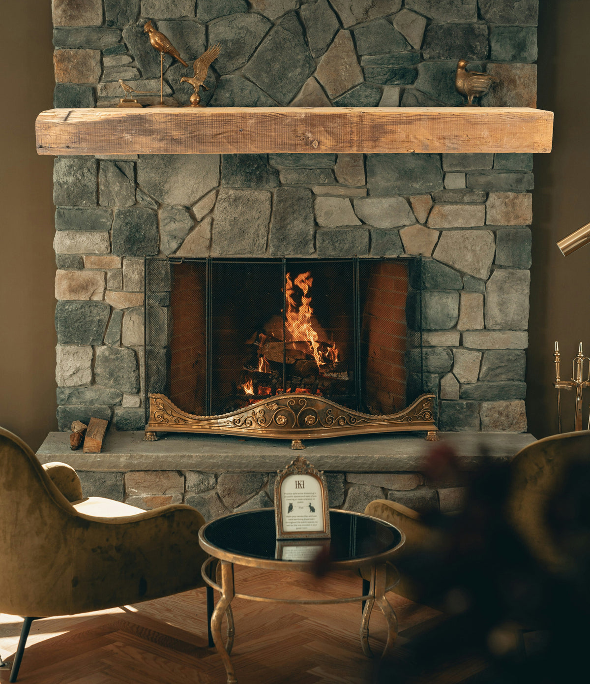 Reclaimed Wood Fireplace Mantel - Dakota Timber Co - Fireplace Mantels