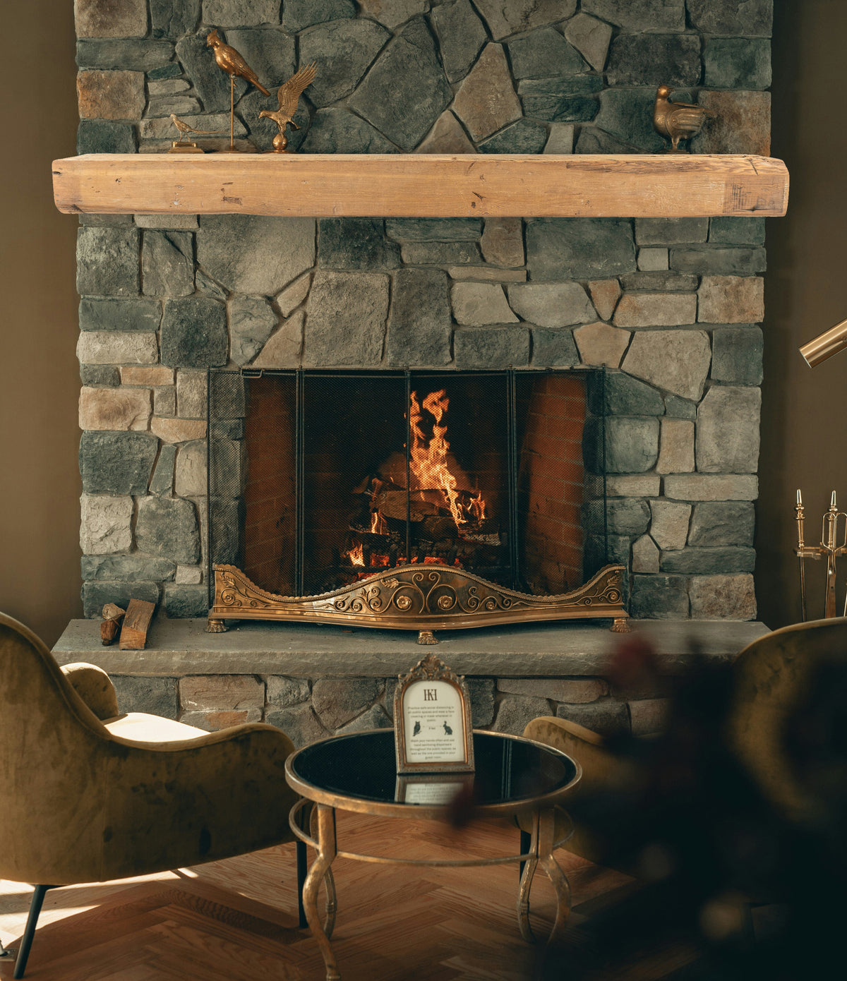 Reclaimed Wood Fireplace Mantel - Dakota Timber Co - Fireplace Mantels