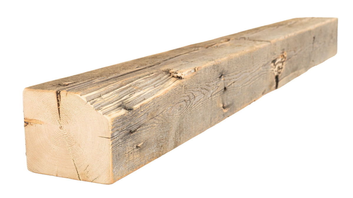 Reclaimed Wood Fireplace Mantel - Dakota Timber Co - Fireplace Mantels