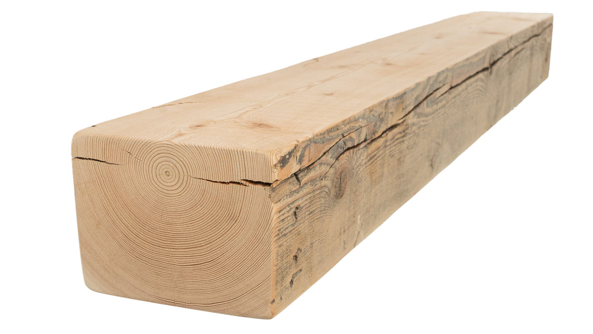 Reclaimed Wood Fireplace Mantel - Dakota Timber Co - Fireplace Mantels
