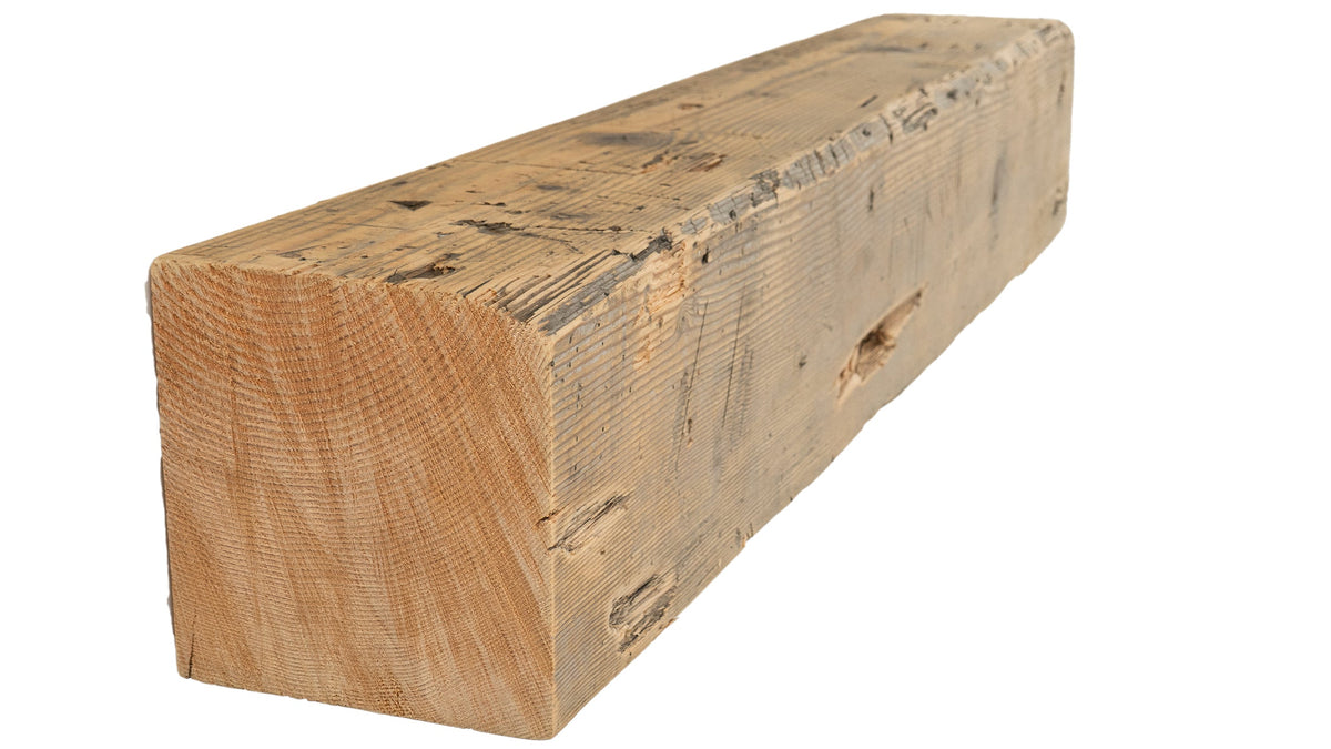 Reclaimed Wood Fireplace Mantel - Dakota Timber Co - Fireplace Mantels