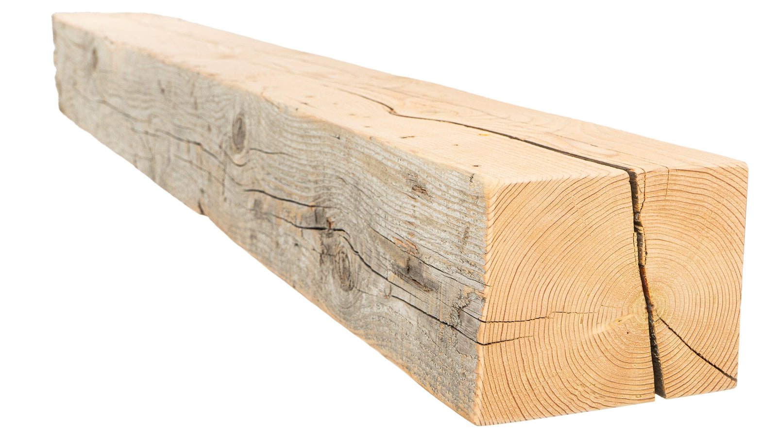 Reclaimed Wood Fireplace Mantel - Dakota Timber Co - Fireplace Mantels