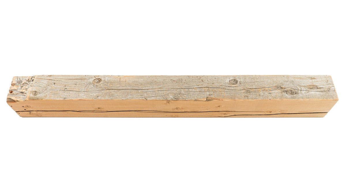 Reclaimed Wood Fireplace Mantel - Dakota Timber Co - Fireplace Mantels