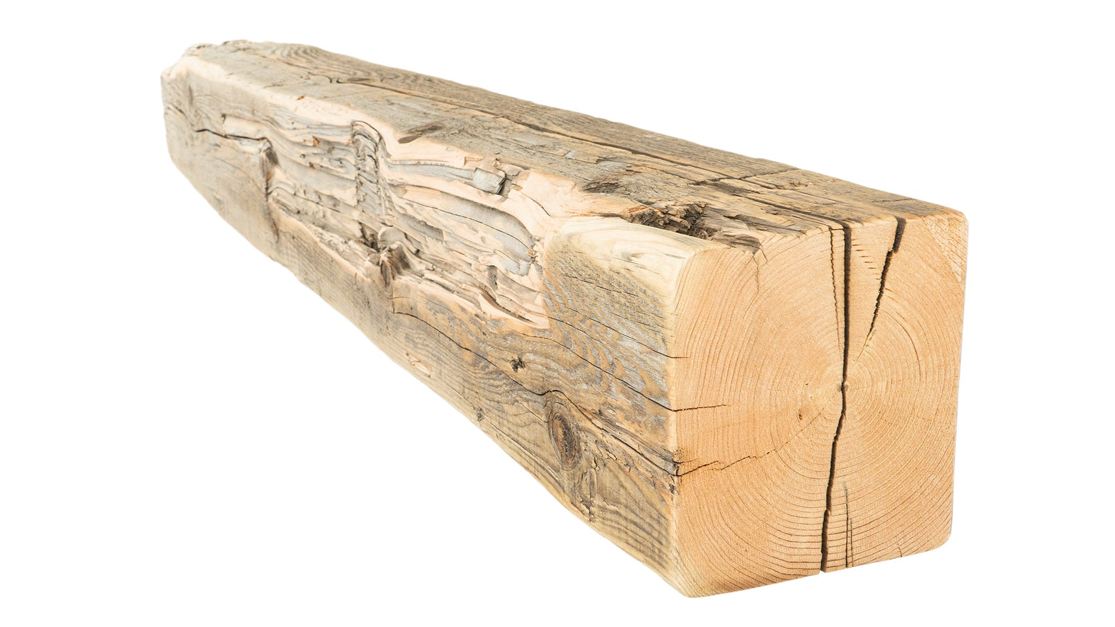 Reclaimed Wood Fireplace Mantel - Dakota Timber Co - Fireplace Mantels