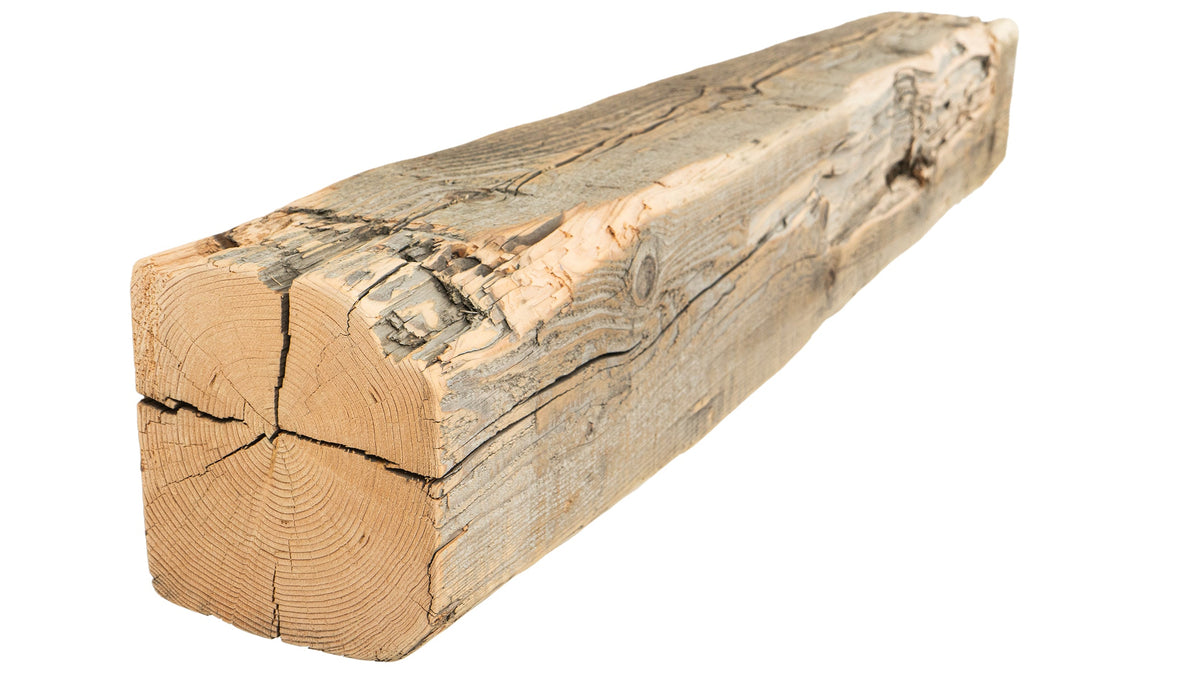 Reclaimed Wood Fireplace Mantel - Dakota Timber Co - Fireplace Mantels