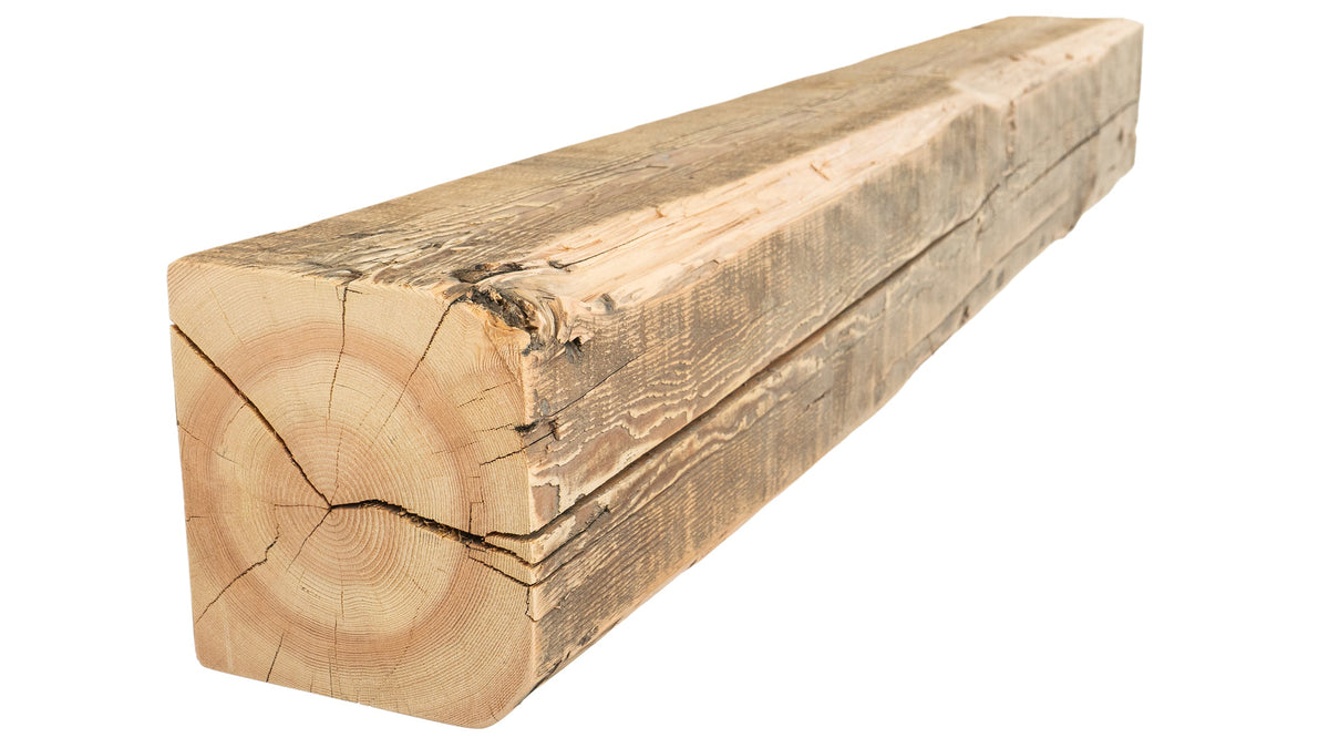 Reclaimed Wood Fireplace Mantel - Dakota Timber Co - Fireplace Mantels