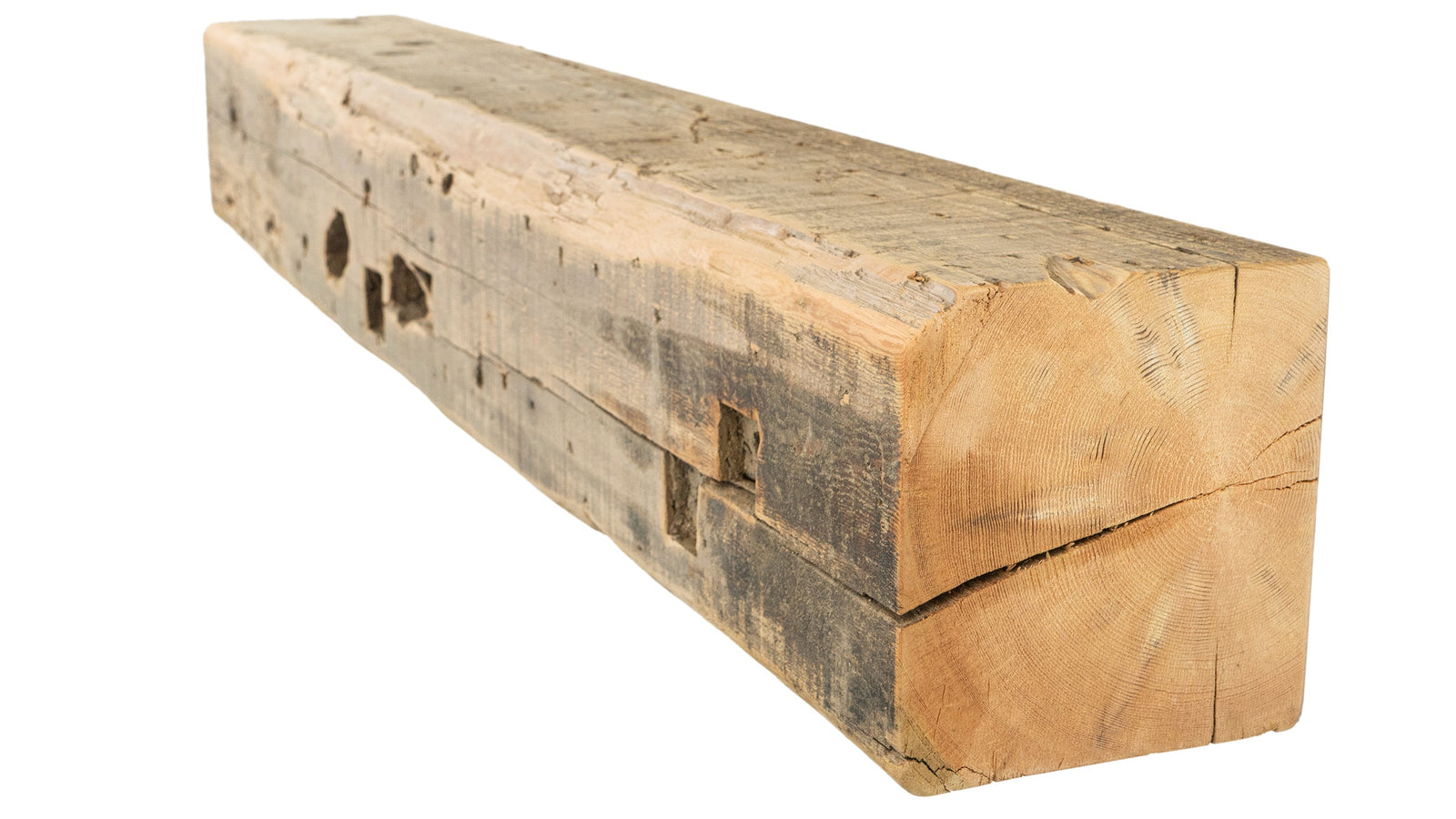 Reclaimed Wood Fireplace Mantel - Dakota Timber Co - Fireplace Mantels