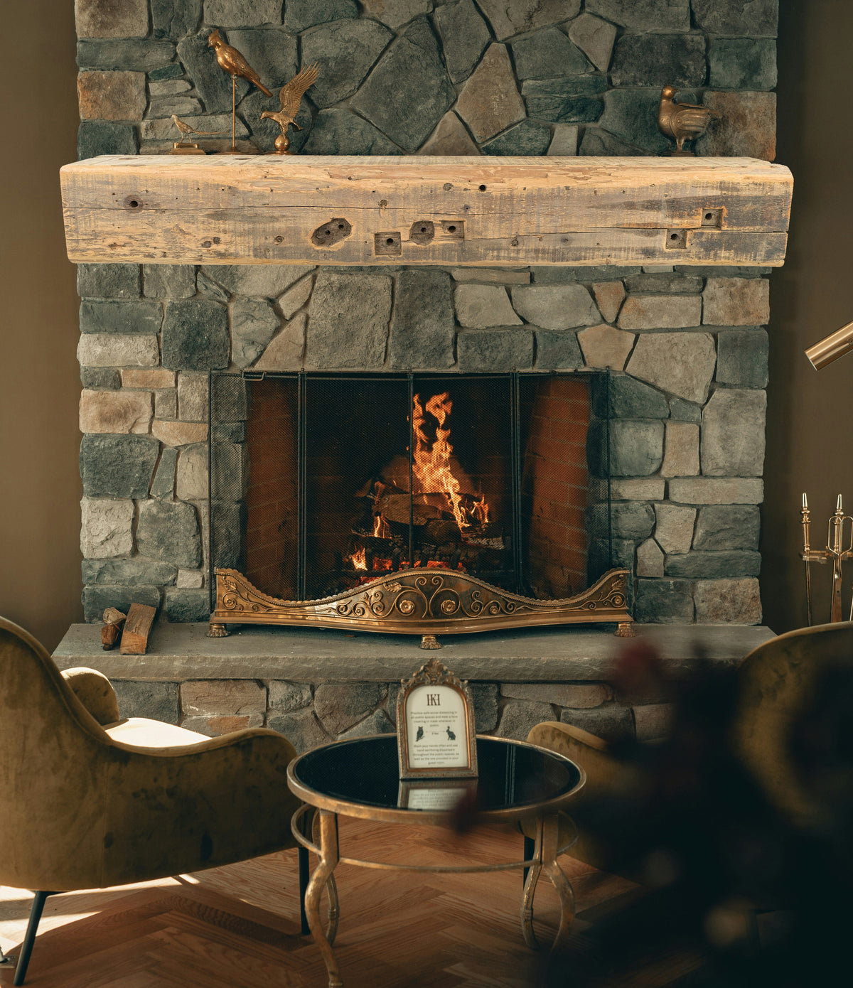 Reclaimed Wood Fireplace Mantel - Dakota Timber Co - Fireplace Mantels