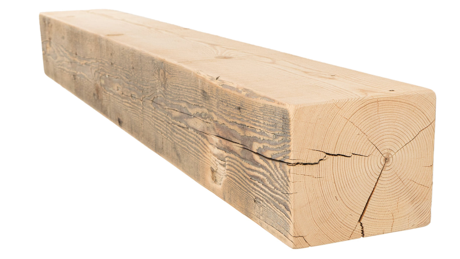 Reclaimed Wood Fireplace Mantel - Dakota Timber Co - Fireplace Mantels