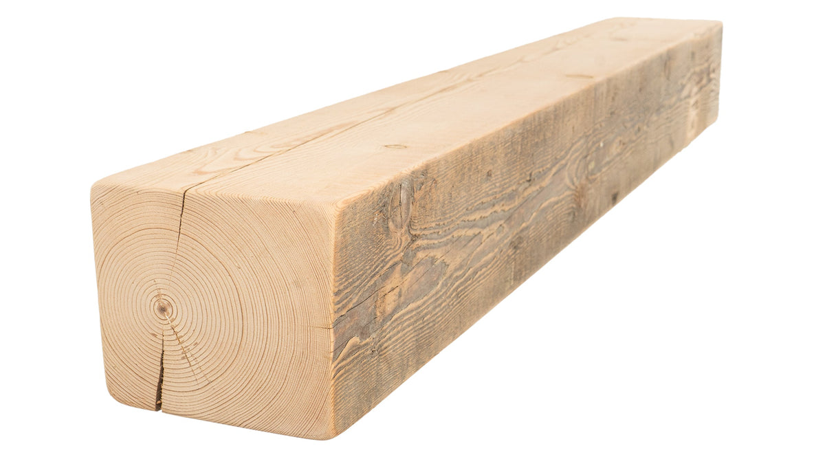 Reclaimed Wood Fireplace Mantel - Dakota Timber Co - Fireplace Mantels