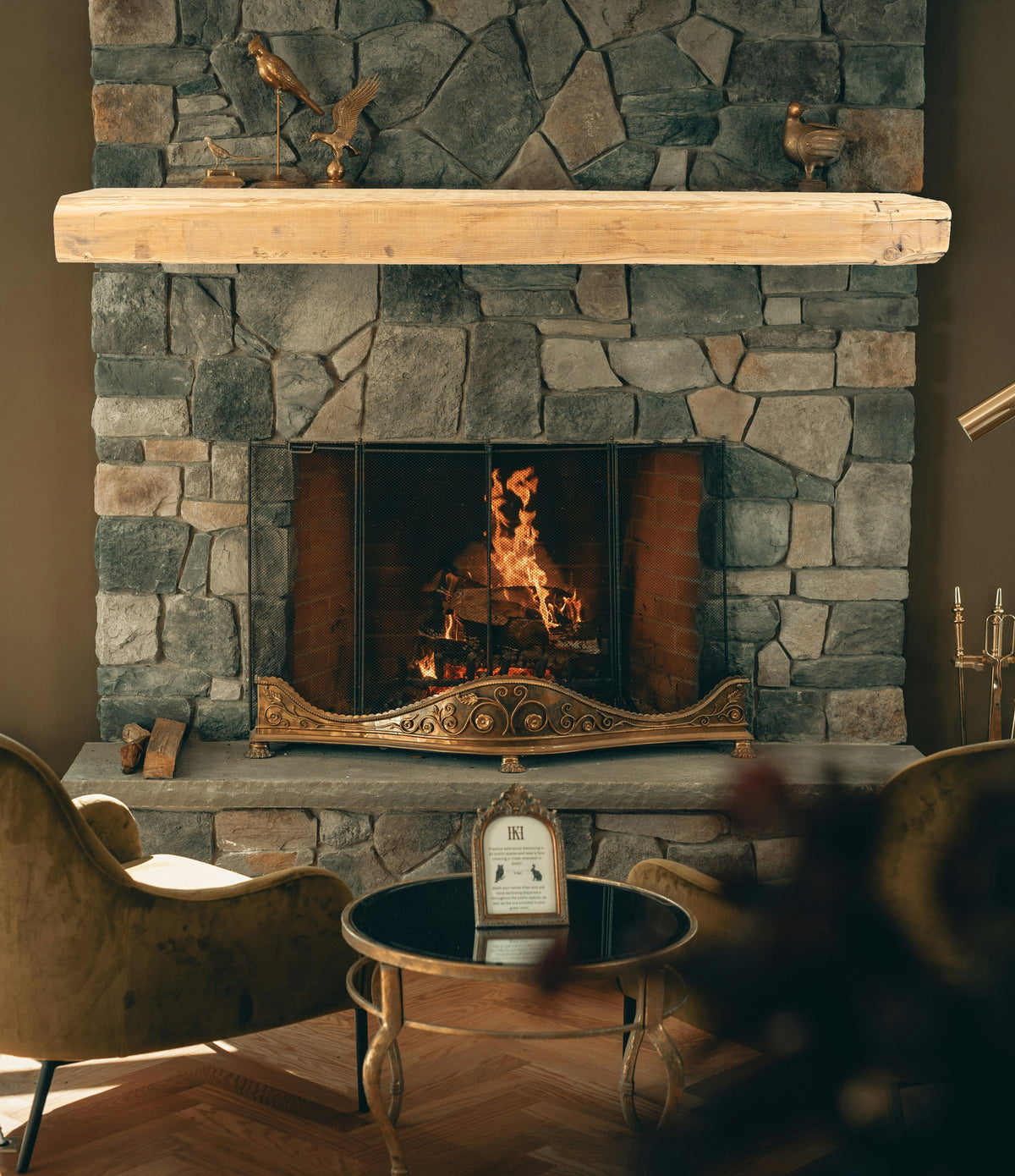 Reclaimed Wood Fireplace Mantel - Dakota Timber Co - Fireplace Mantels