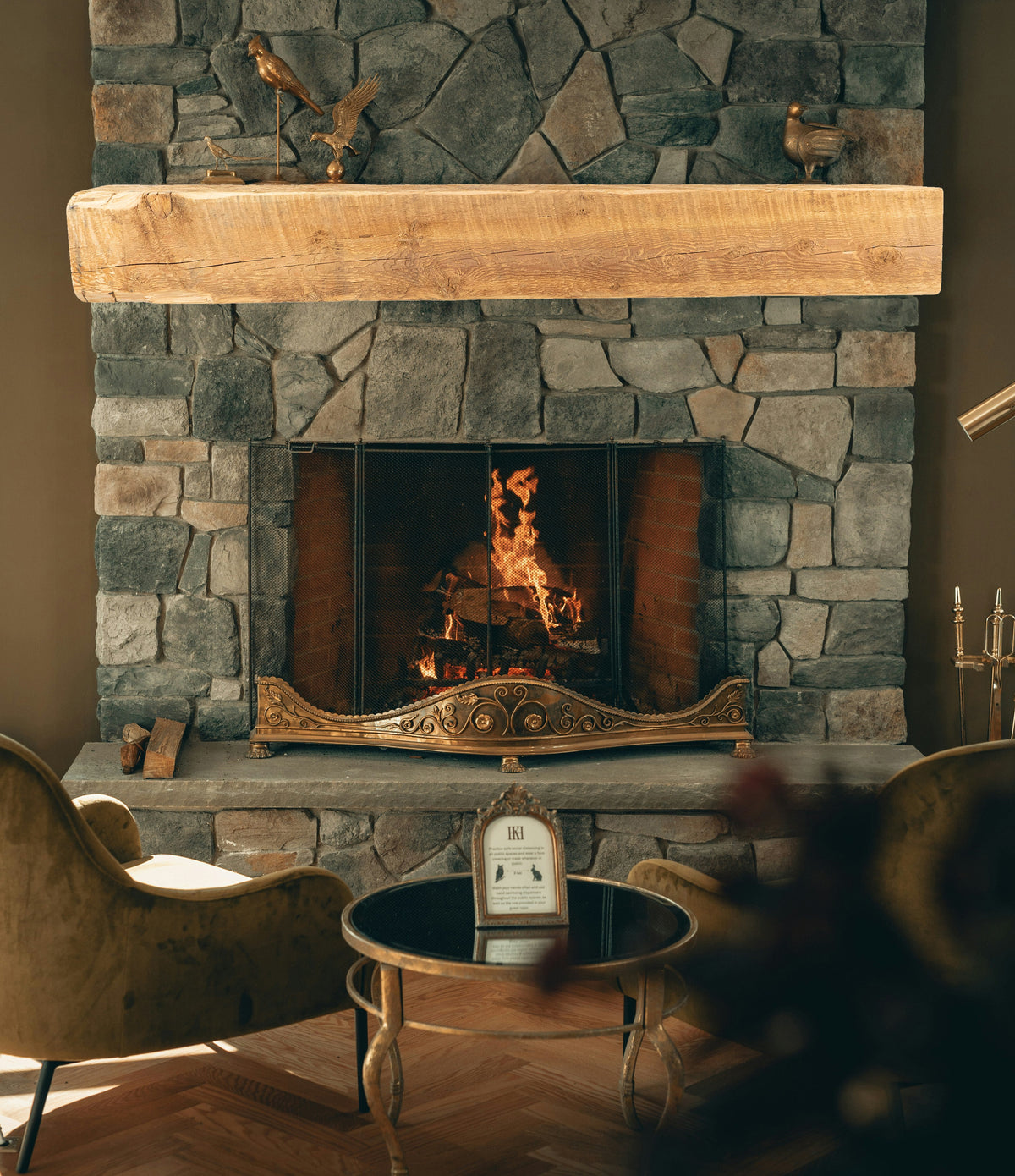 Reclaimed Wood Fireplace Mantel - Dakota Timber Co - Fireplace Mantels