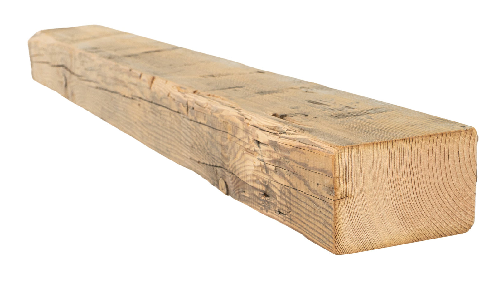 Reclaimed Wood Fireplace Mantel - Dakota Timber Co - Fireplace Mantels