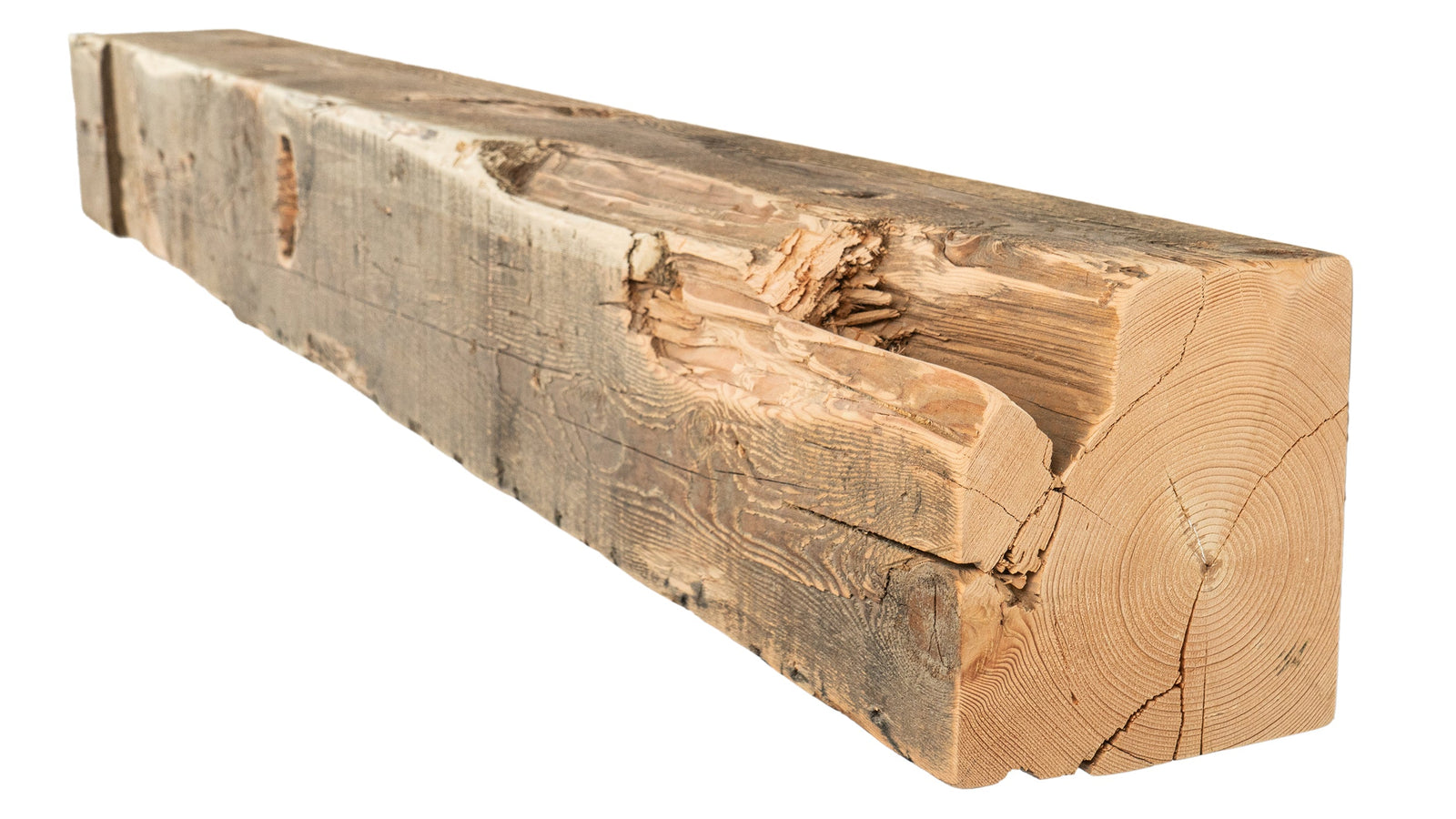 Reclaimed Wood Fireplace Mantel - Dakota Timber Co - Fireplace Mantels