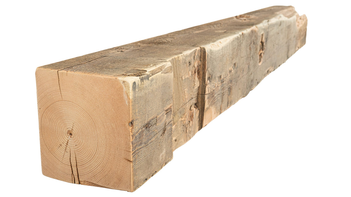 Reclaimed Wood Fireplace Mantel - Dakota Timber Co - Fireplace Mantels