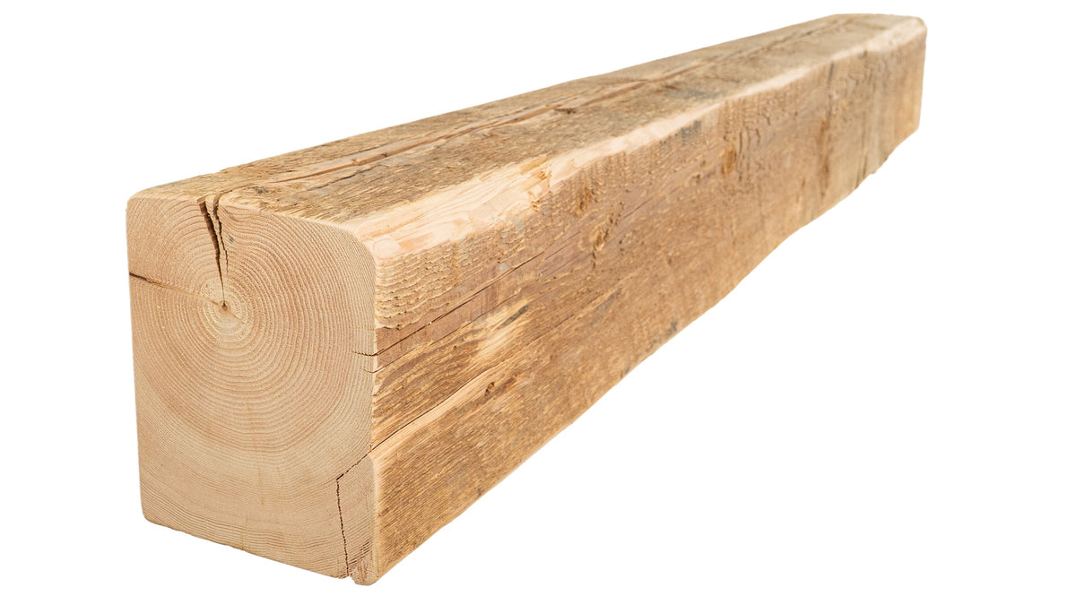 Reclaimed Wood Fireplace Mantel - Dakota Timber Co - Fireplace Mantels