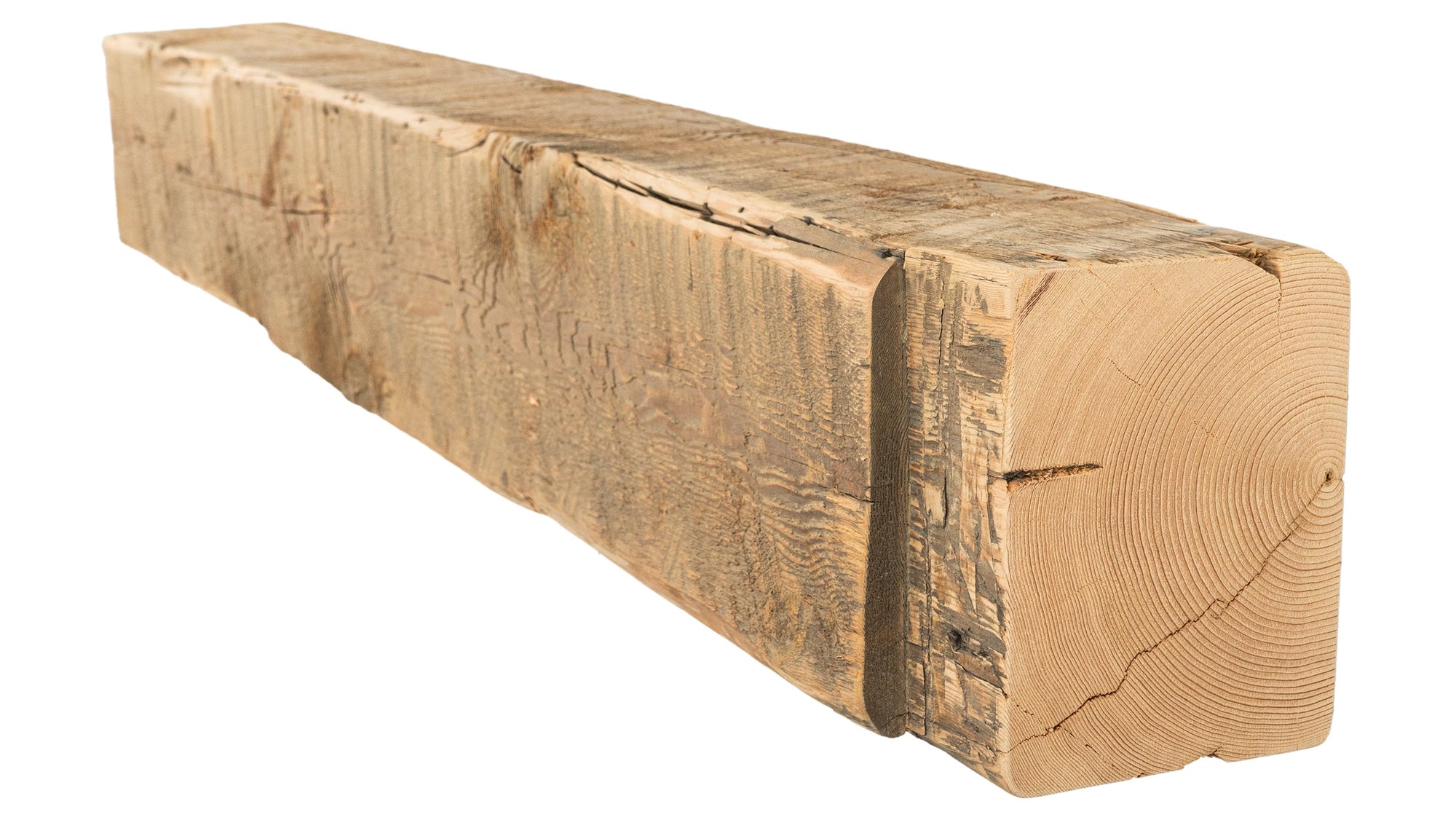 Reclaimed Wood Fireplace Mantel - Dakota Timber Co - Fireplace Mantels