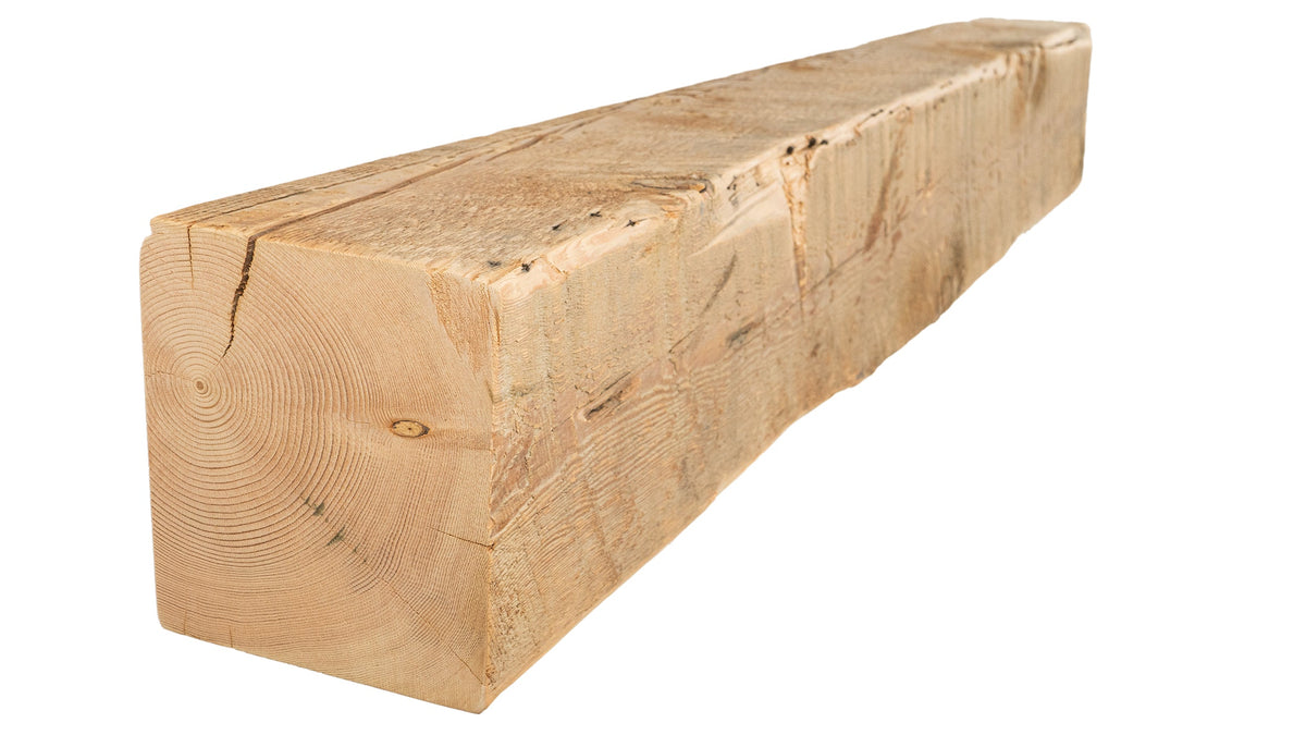 Reclaimed Wood Fireplace Mantel - Dakota Timber Co - Fireplace Mantels