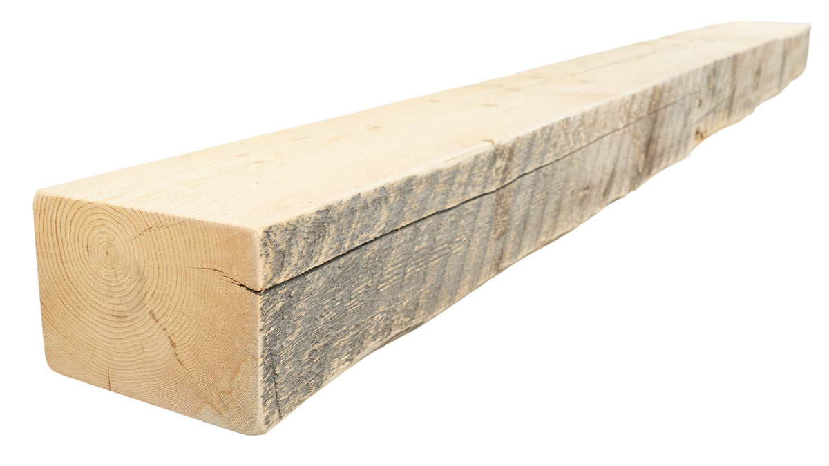 Reclaimed Wood Fireplace Mantel - Dakota Timber Co - Fireplace Mantels