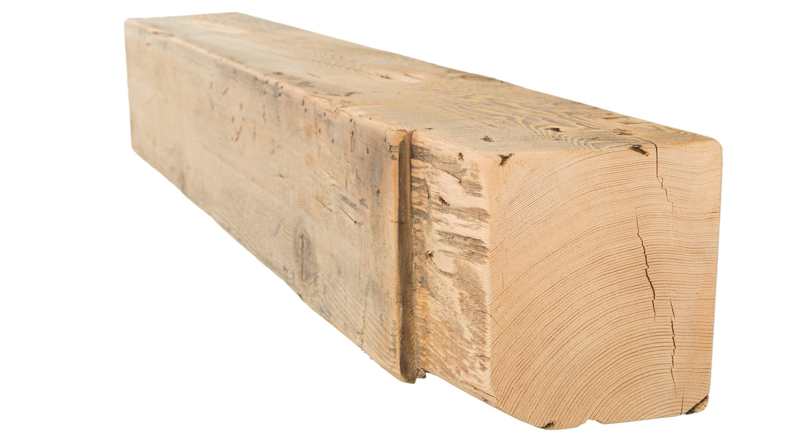 Reclaimed Wood Fireplace Mantel - Dakota Timber Co - Fireplace Mantels