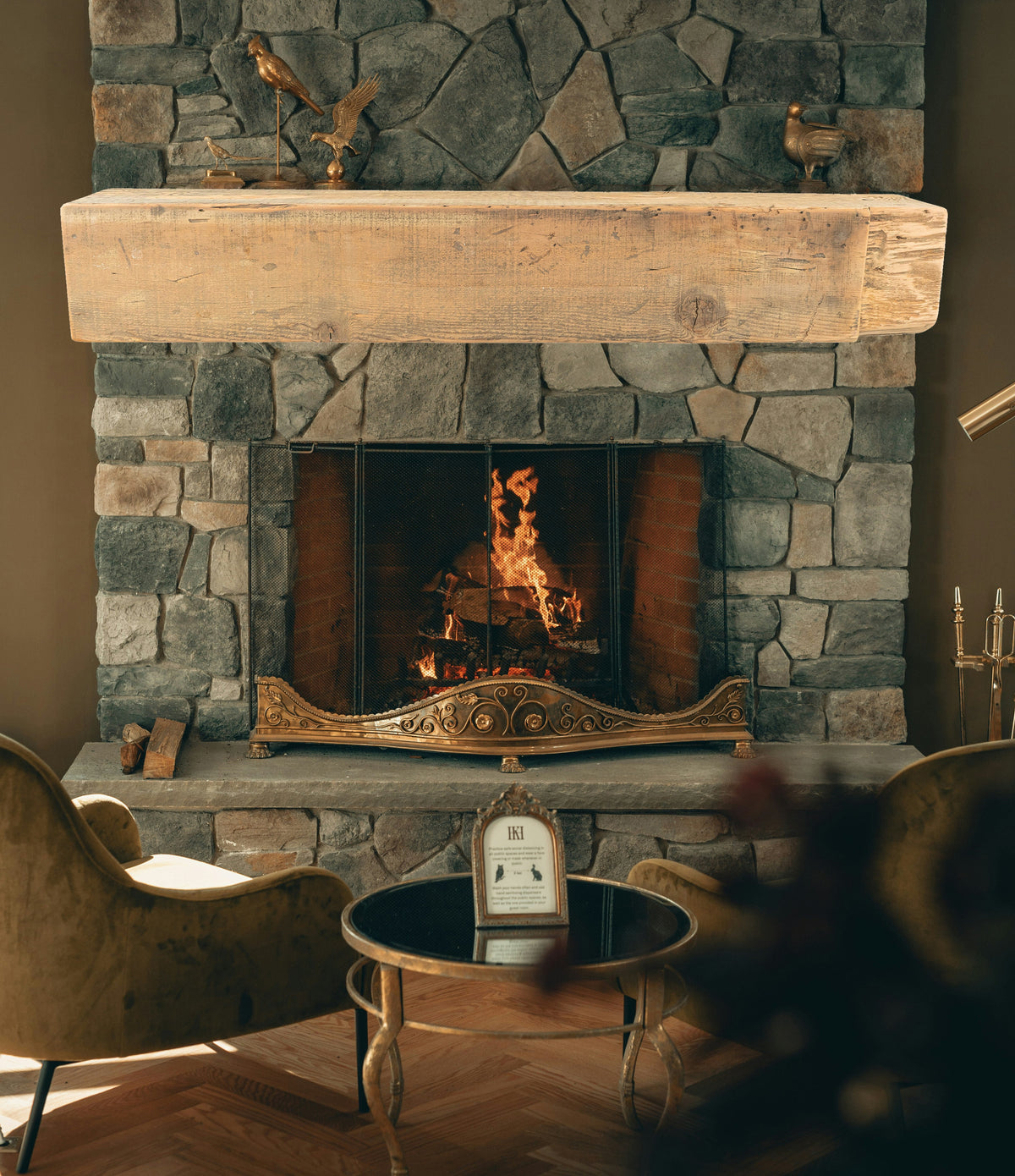 Reclaimed Wood Fireplace Mantel - Dakota Timber Co - Fireplace Mantels