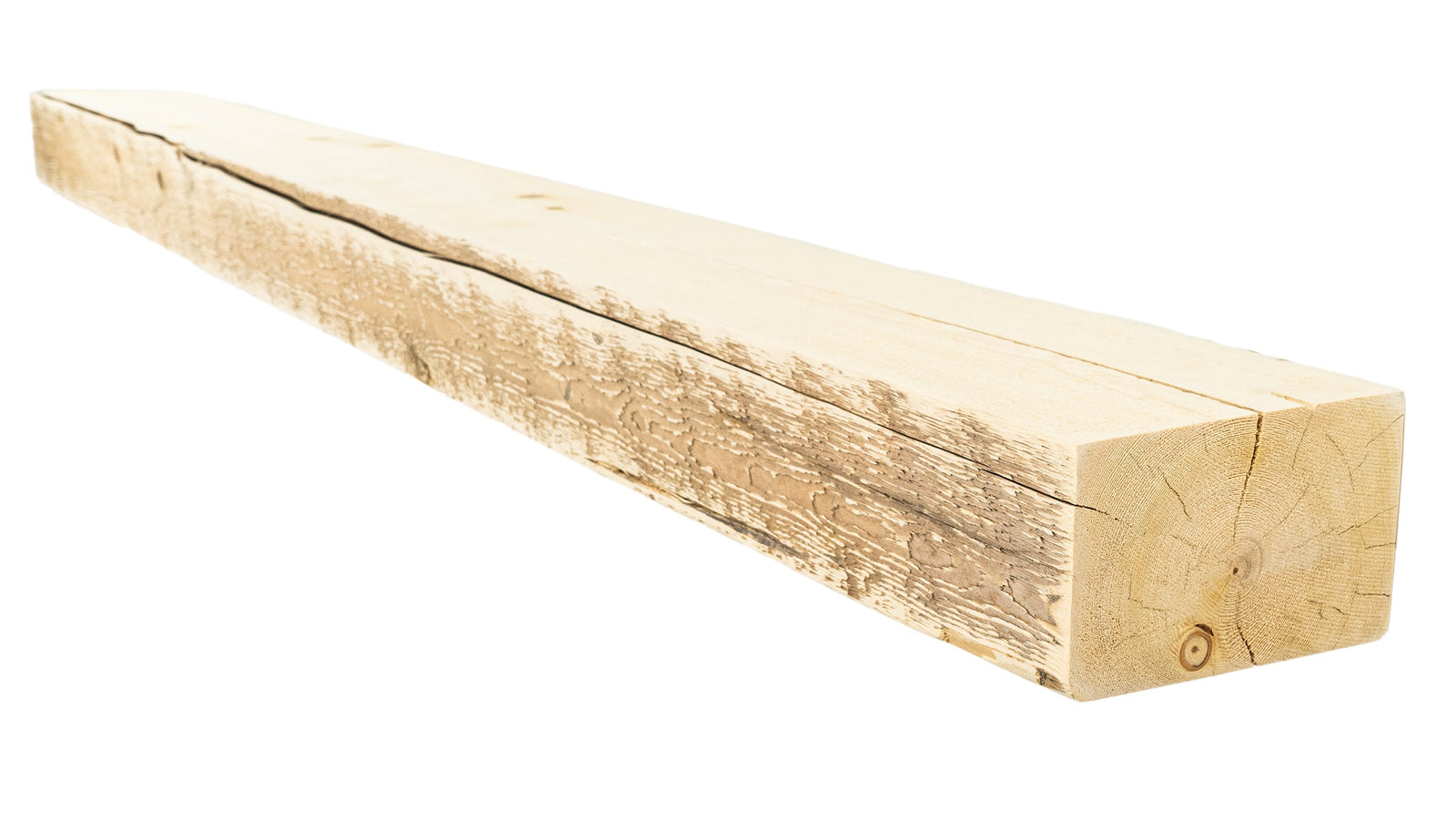 Reclaimed Wood Fireplace Mantel - Dakota Timber Co - Fireplace Mantels