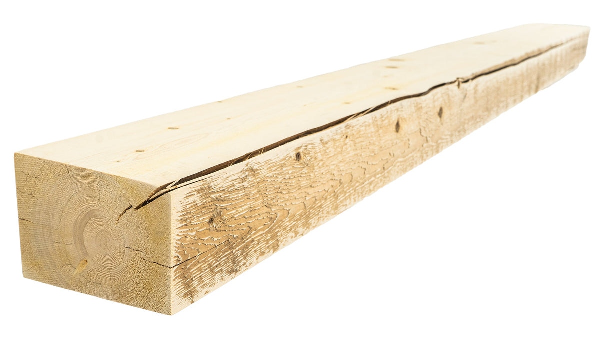 Reclaimed Wood Fireplace Mantel - Dakota Timber Co - Fireplace Mantels