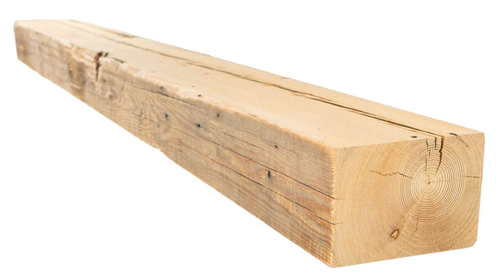 Reclaimed Wood Fireplace Mantel - Dakota Timber Co - Fireplace Mantels