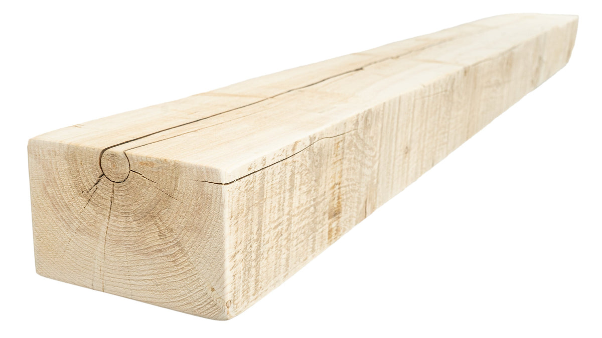 Reclaimed Wood Fireplace Mantel - Dakota Timber Co - Fireplace Mantels