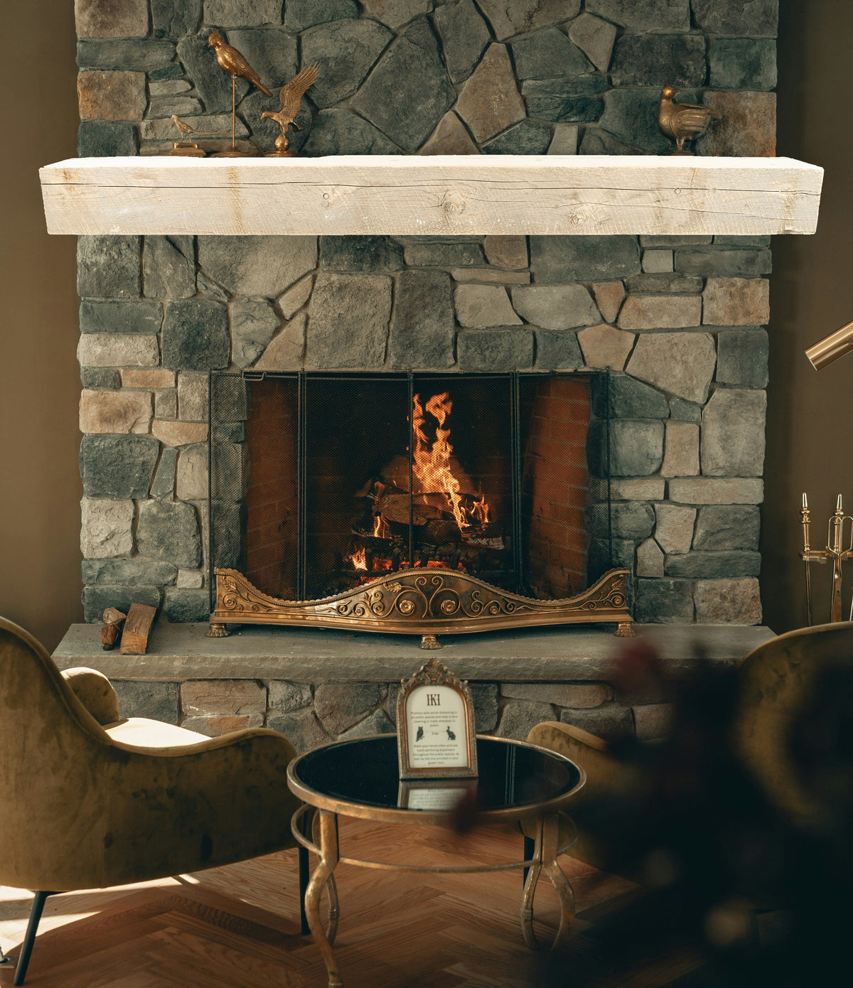Reclaimed Wood Fireplace Mantel - Dakota Timber Co - Fireplace Mantels