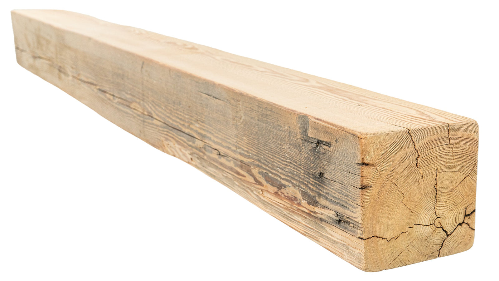 Reclaimed Wood Fireplace Mantel - Dakota Timber Co - Fireplace Mantels