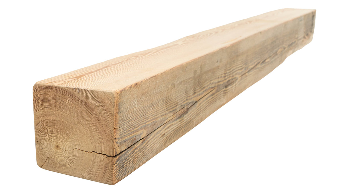 Reclaimed Wood Fireplace Mantel - Dakota Timber Co - Fireplace Mantels