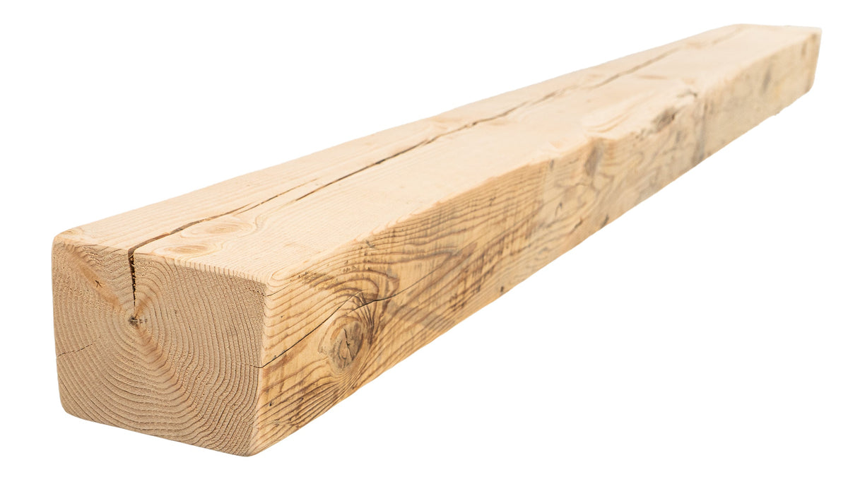 Reclaimed Wood Fireplace Mantel - Dakota Timber Co - Fireplace Mantels