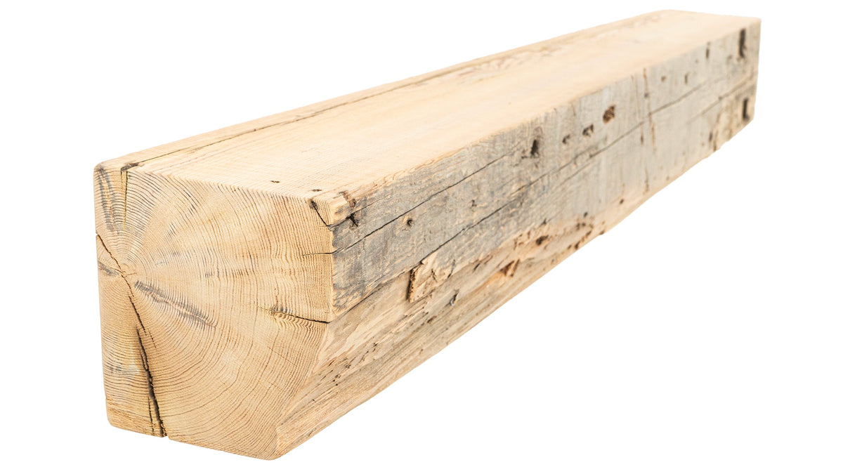 Reclaimed Wood Fireplace Mantel - Dakota Timber Co - Fireplace Mantels