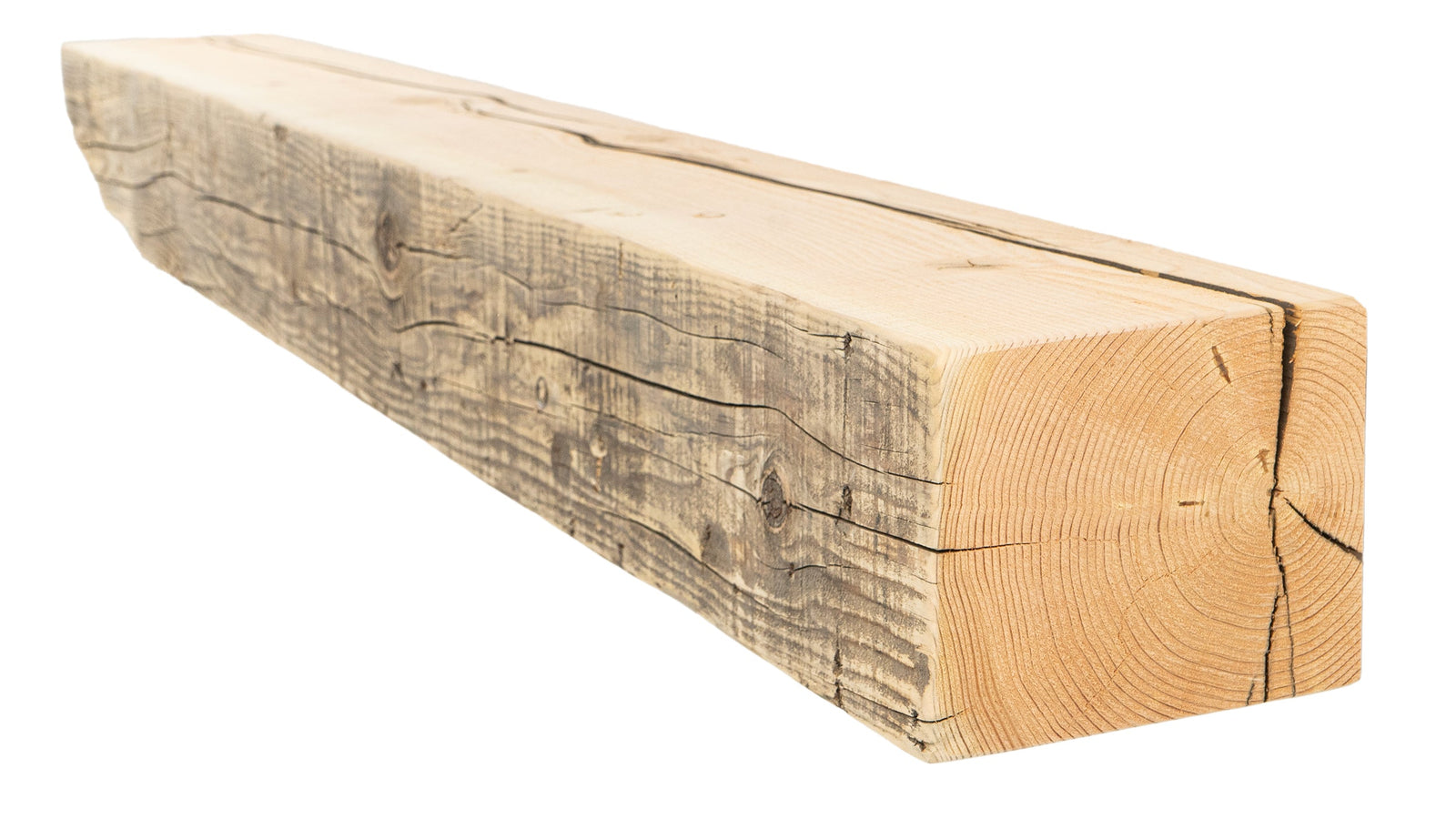 Reclaimed Wood Fireplace Mantel - Dakota Timber Co - Fireplace Mantels