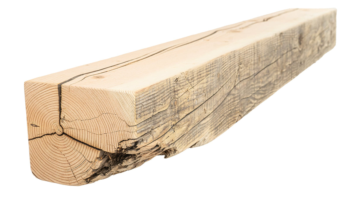 Reclaimed Wood Fireplace Mantel - Dakota Timber Co - Fireplace Mantels
