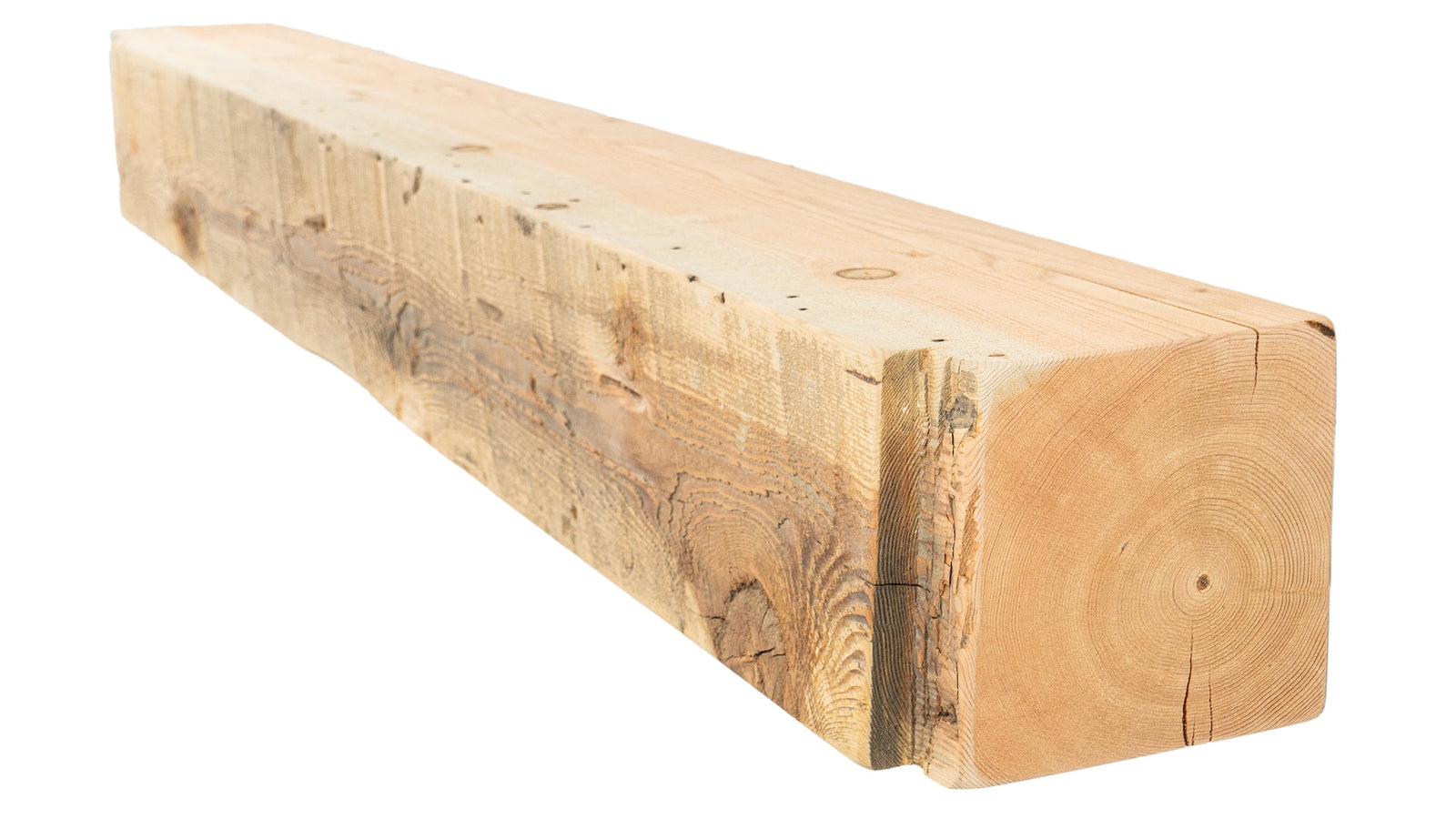 Reclaimed Wood Fireplace Mantel - Dakota Timber Co - Fireplace Mantels