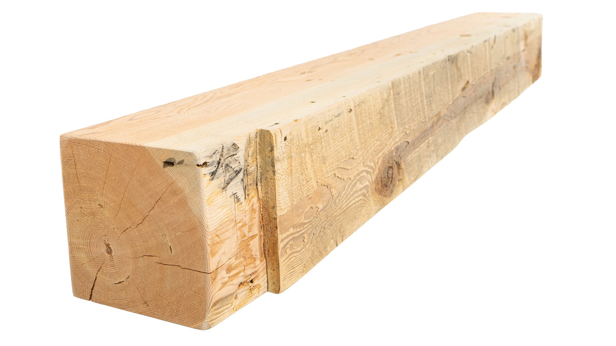 Reclaimed Wood Fireplace Mantel - Dakota Timber Co - Fireplace Mantels