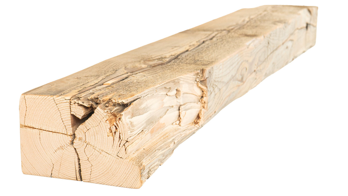 Reclaimed Wood Fireplace Mantel - Dakota Timber Co - Fireplace Mantels