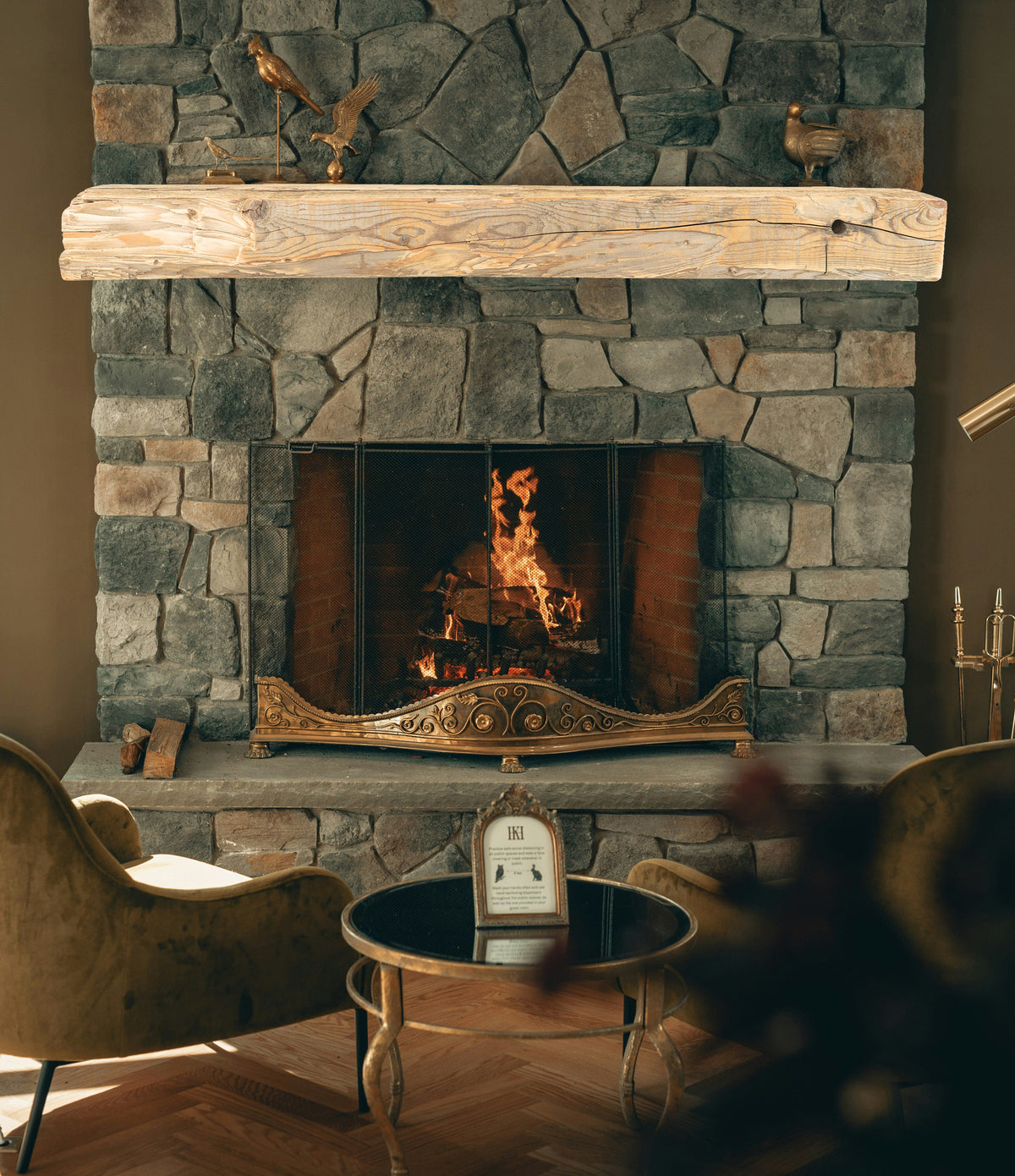 Reclaimed Wood Fireplace Mantel - Dakota Timber Co - Fireplace Mantels