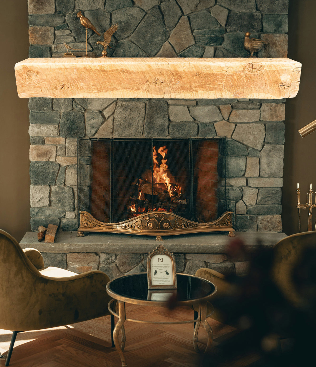 Reclaimed Wood Fireplace Mantel - Dakota Timber Co - Fireplace Mantels