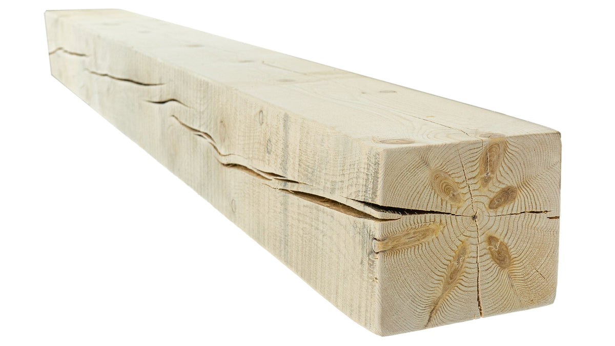 Reclaimed Wood Fireplace Mantel - Dakota Timber Co - Fireplace Mantels