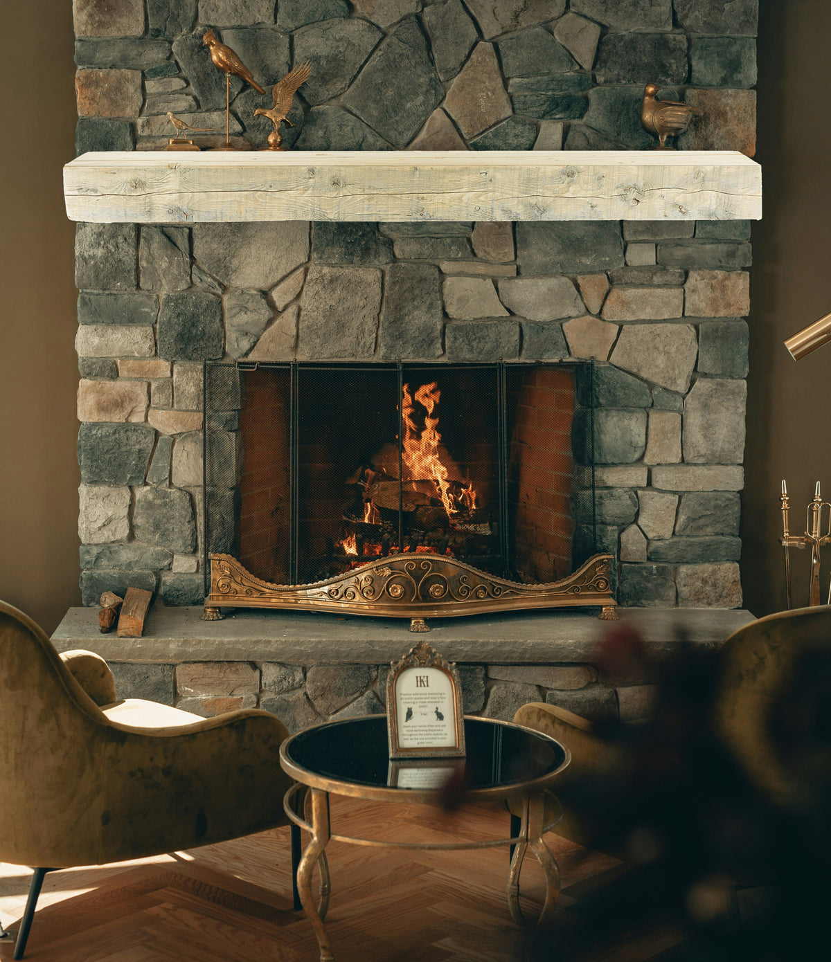 Reclaimed Wood Fireplace Mantel - Dakota Timber Co - Fireplace Mantels