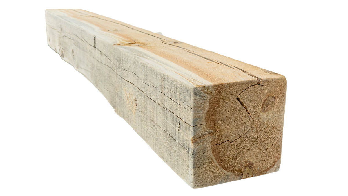 Reclaimed Wood Fireplace Mantel - Dakota Timber Co - Fireplace Mantels