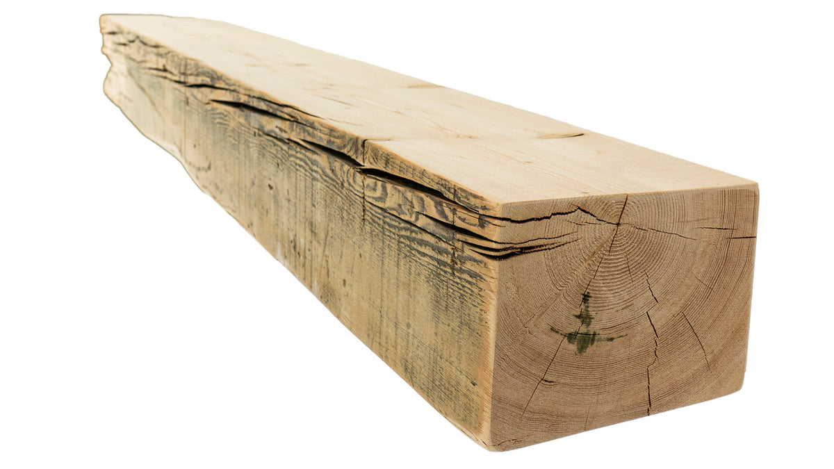 Reclaimed Wood Fireplace Mantel - Dakota Timber Co - Fireplace Mantels
